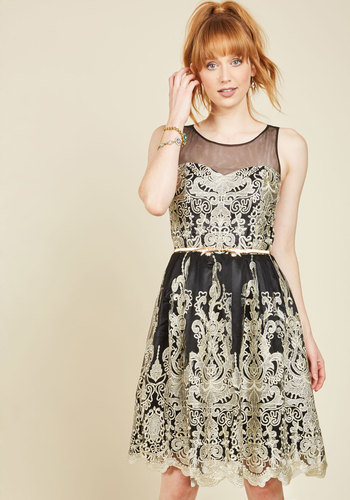 Liza Luxe Collection - Whimsy of Your Whirl Lace Dress