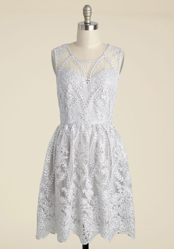 MARINE BLU - Woodland Waltz Sequin Dress