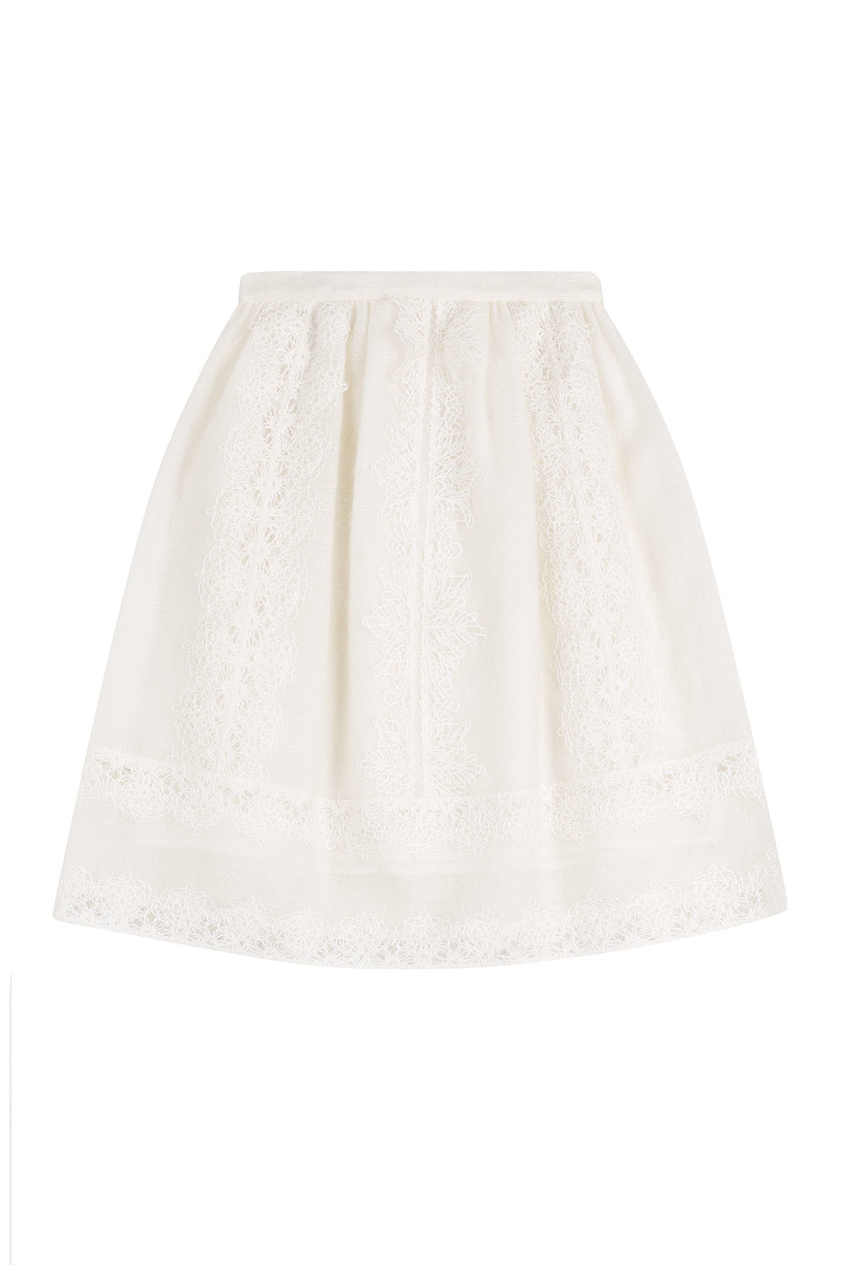 Alberta Ferretti - Mohair and Silk Embroidered Skirt