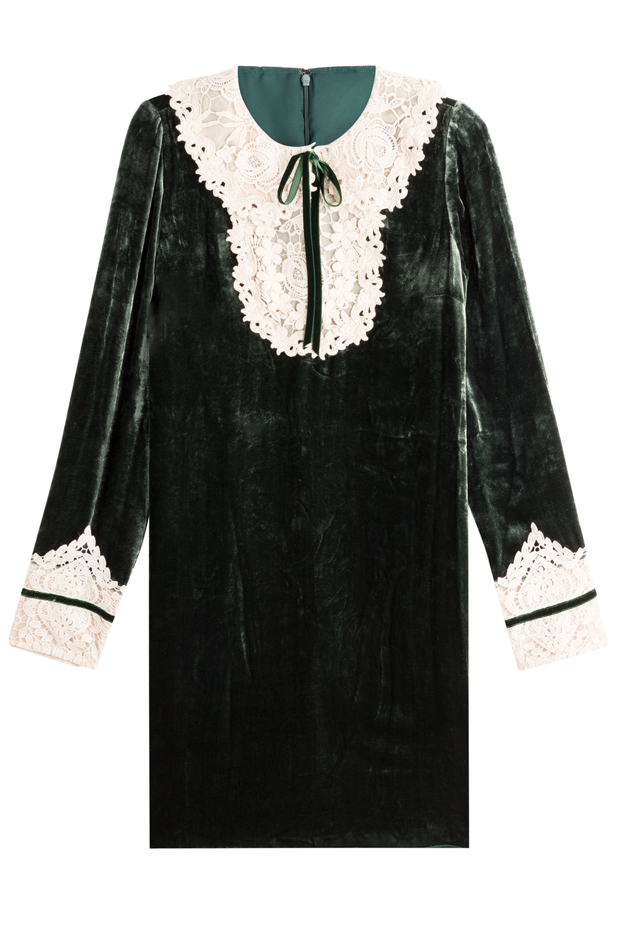 Anna Sui - Velvet Dress with Lace