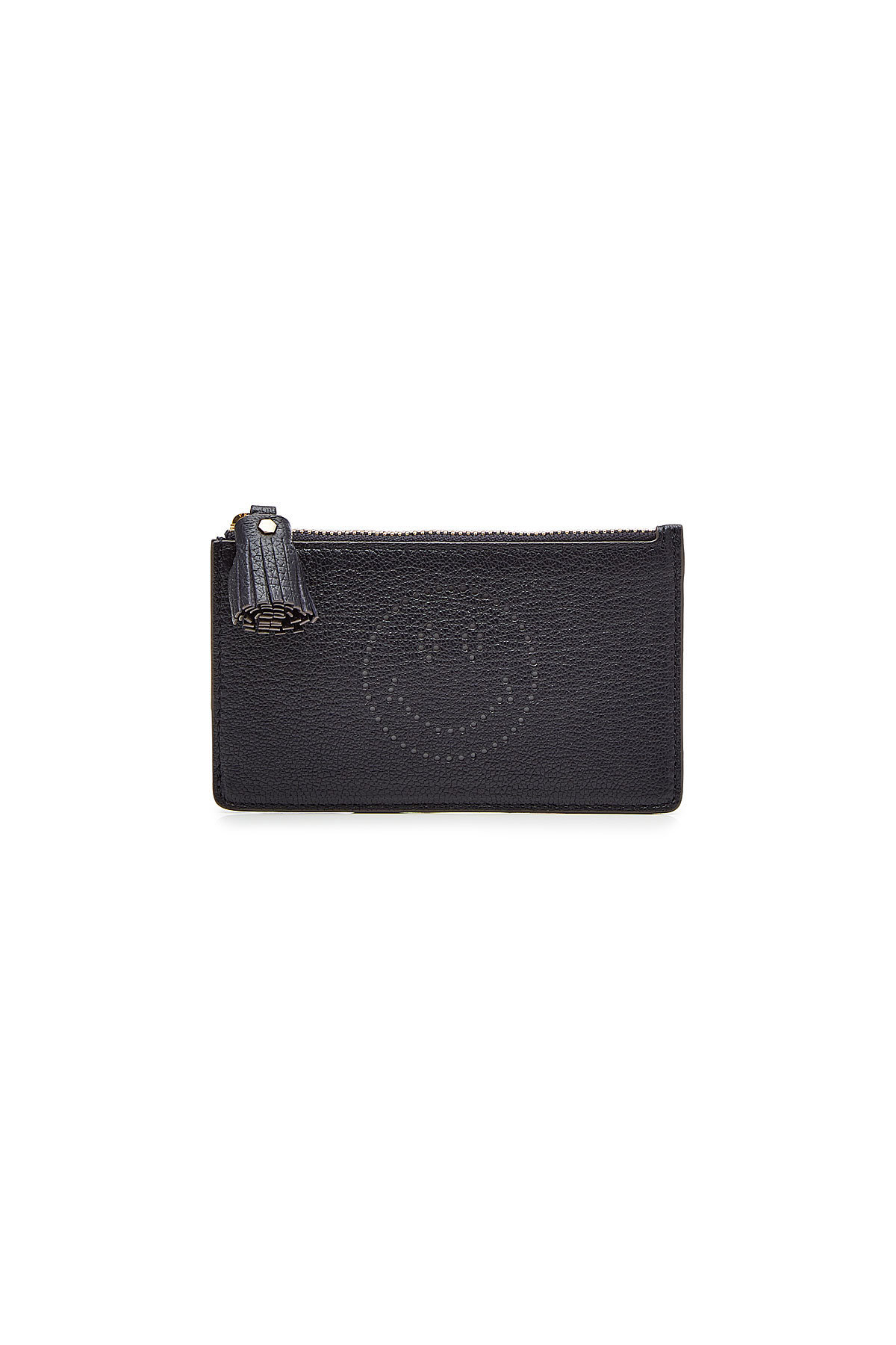 Anya Hindmarch - Smiley Leather Zipped Card and Key Case