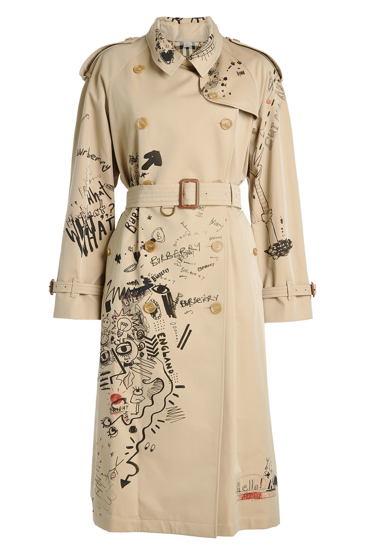 Burberry - Eastheath Doodle Cotton Trench Coat