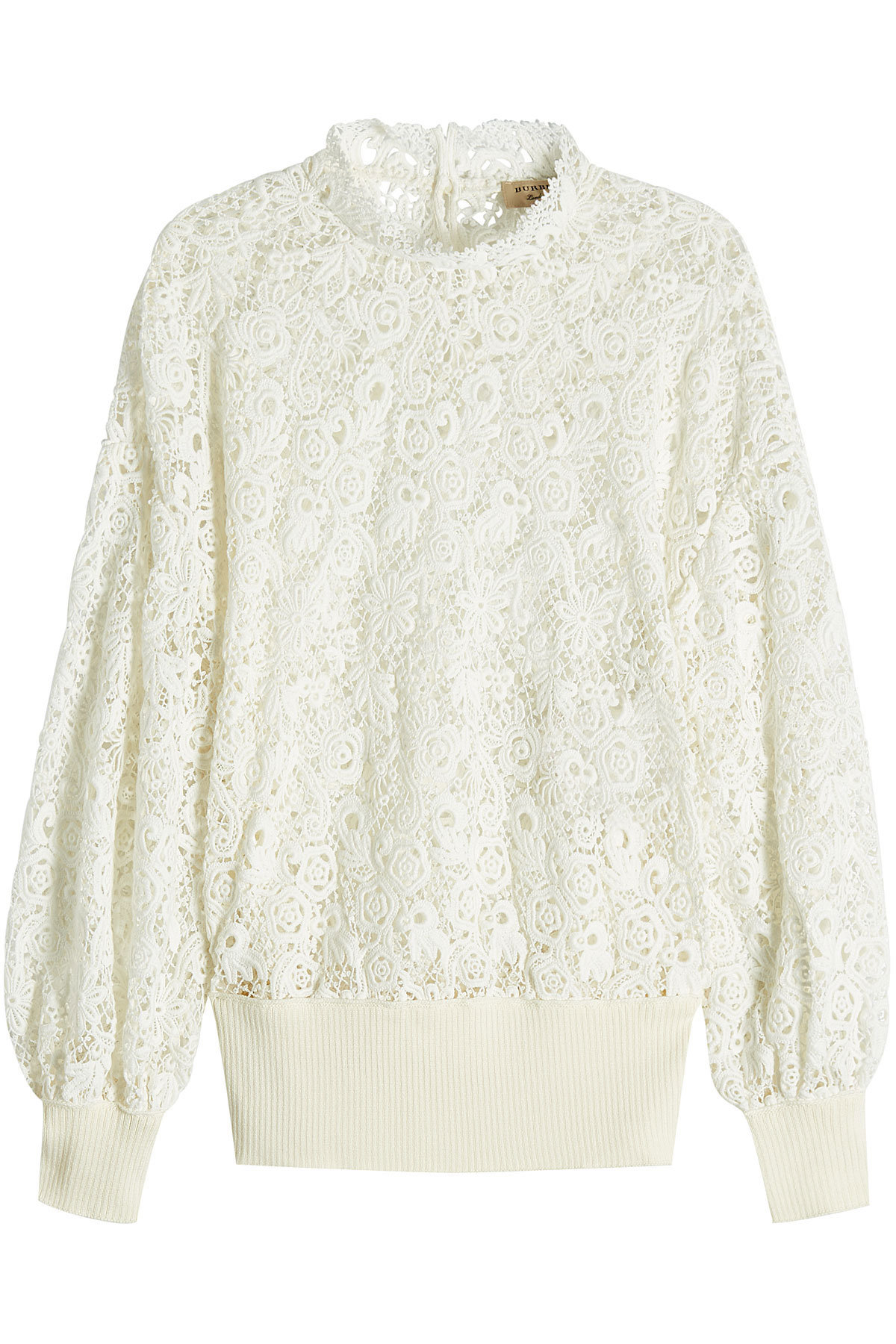 Burberry - Lace Pullover with Cotton