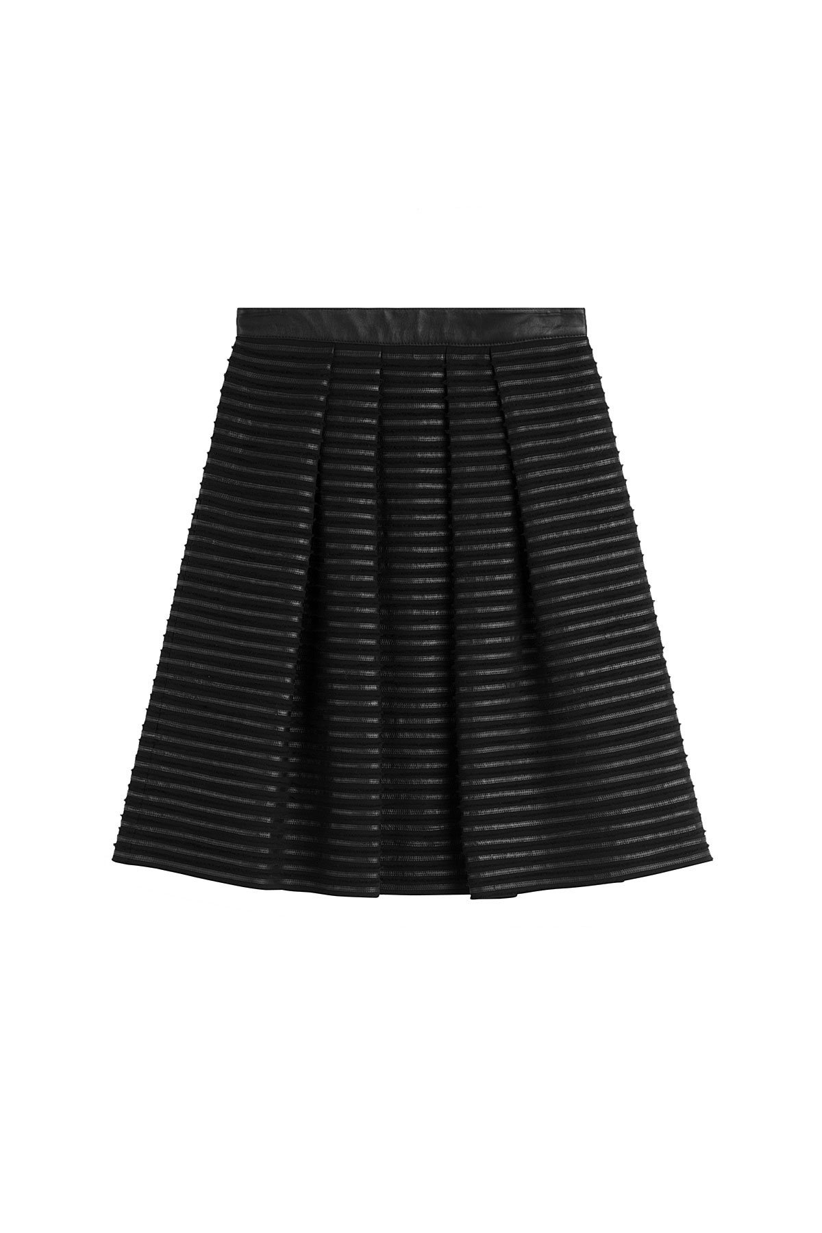 Burberry - Pleated Silk Skirt