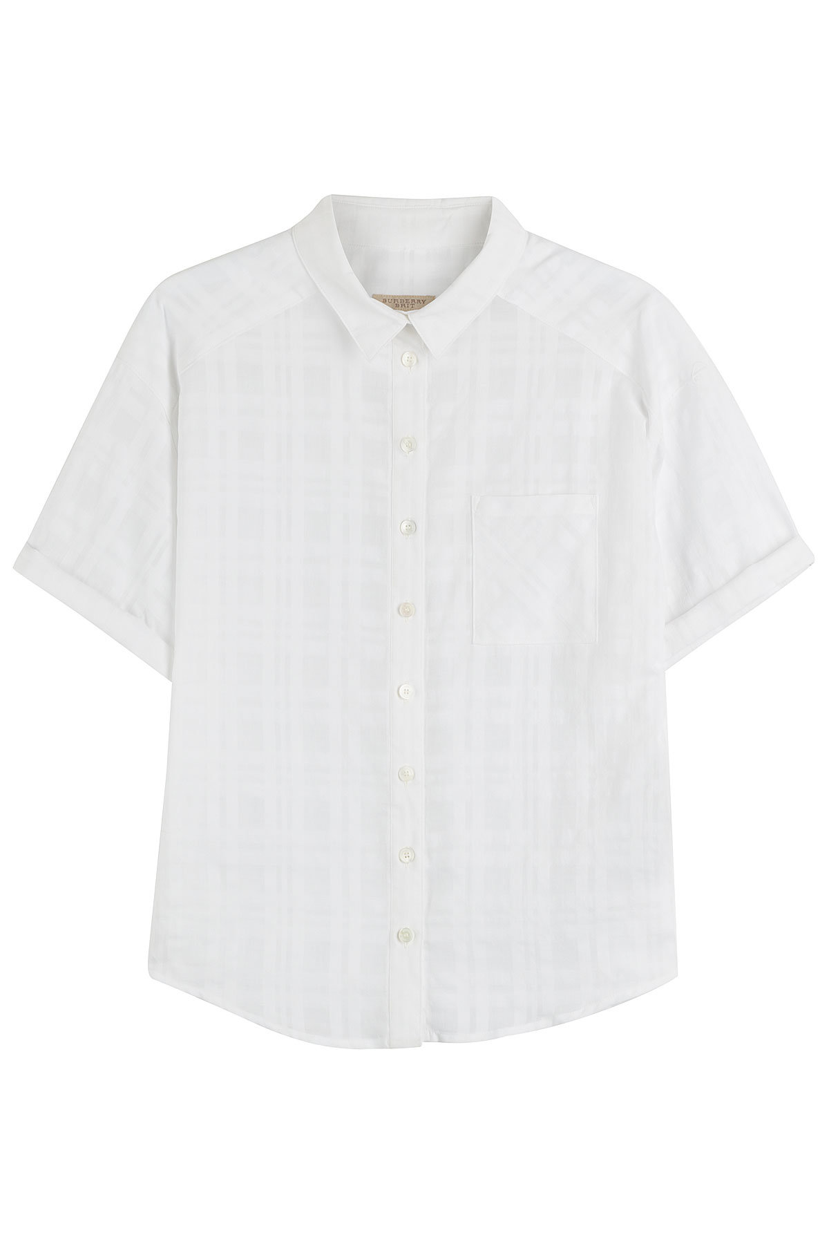 Burberry - Sheer Check Cotton Shirt