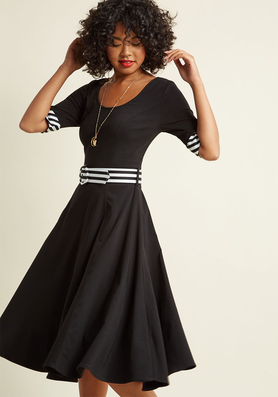Collectif Effortless Edit A-Line Midi Dress by Collectif