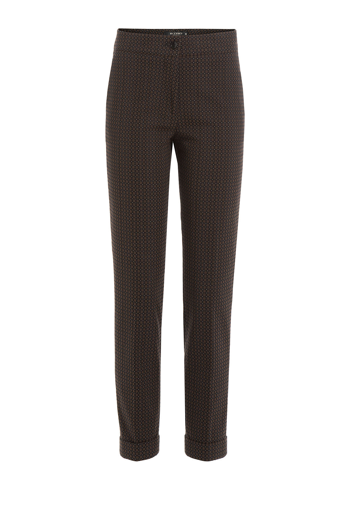 Etro - Cropped Printed Cotton Pants