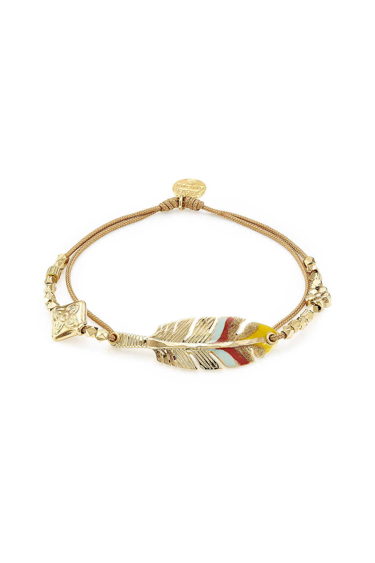 Gas Bijoux - Penna 24kt Gold-Plated Feather Bracelet
