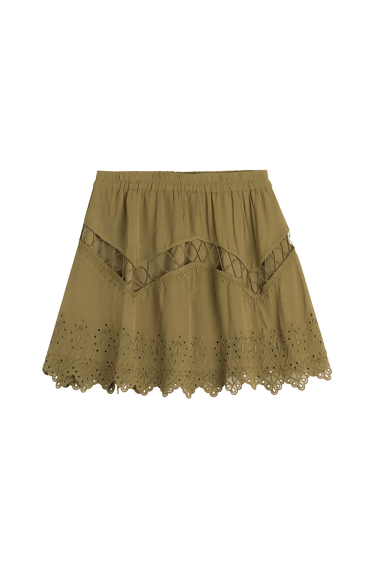 Iro - Embroidered Mini Skirt