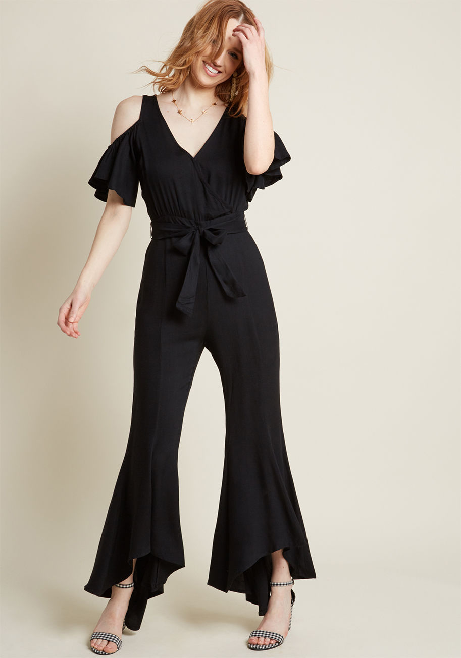 Intuitive Influence Cold Shoulder Jumpsuit by Jack by BB Dakota