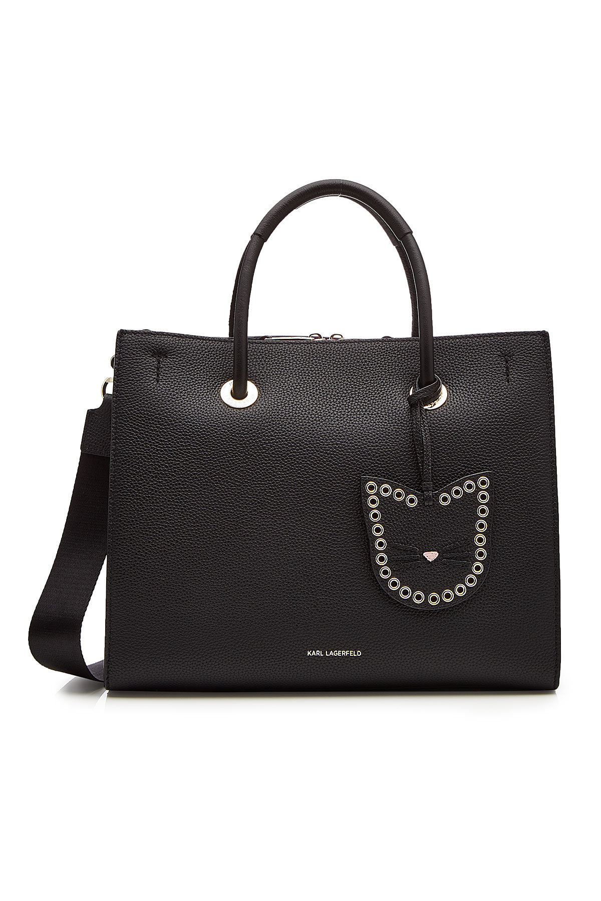 K/Karry Leather Tote by Karl Lagerfeld