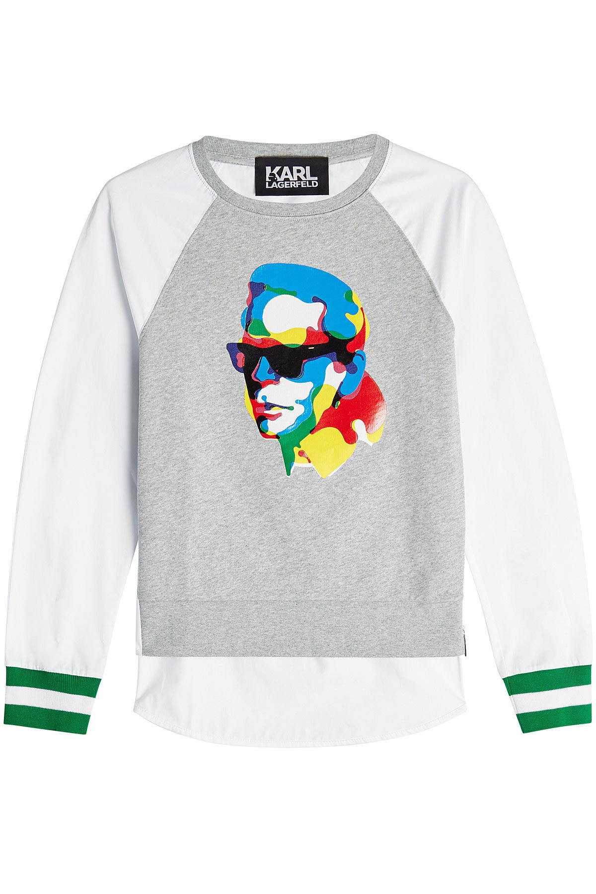 X Steven Wilson Printed Cotton Sweatshirt by Karl Lagerfeld