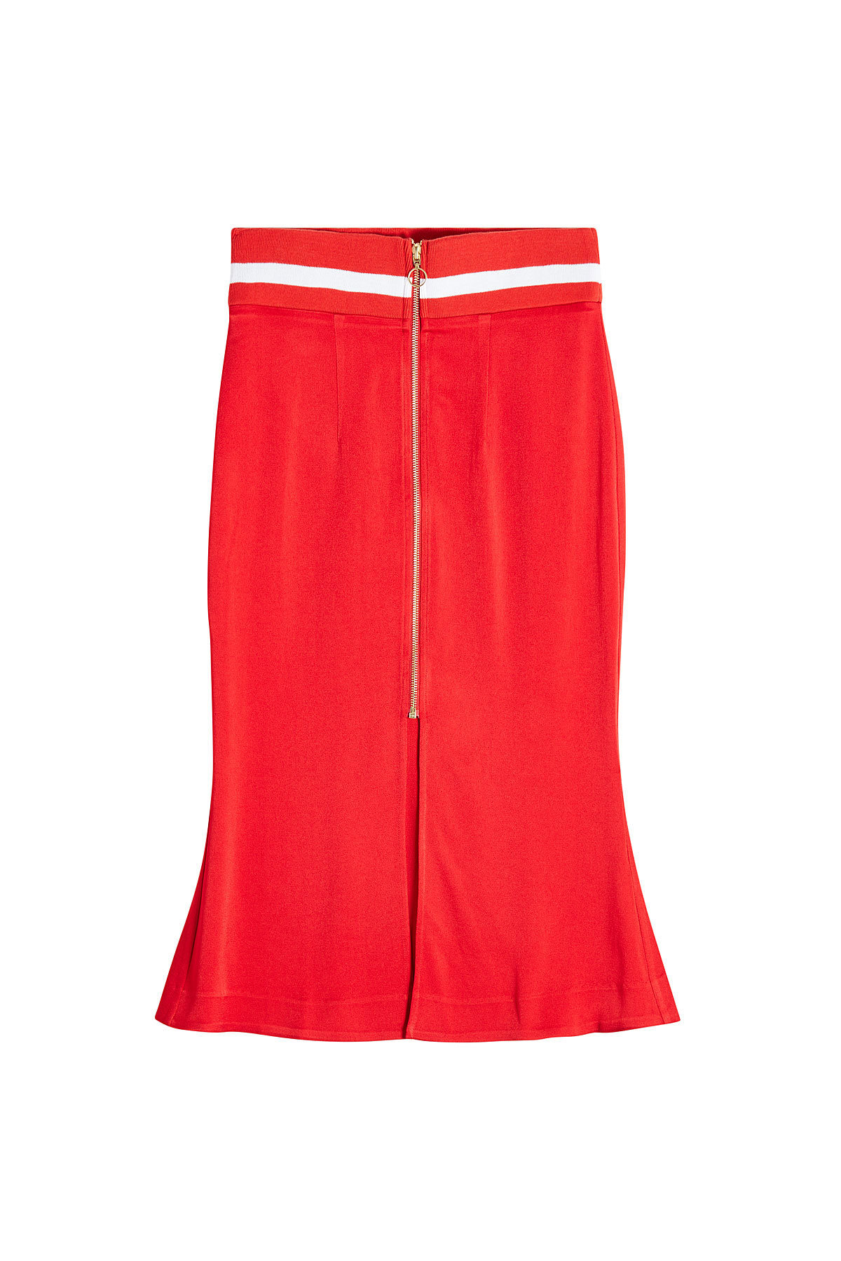Maggie Marilyn - Crepe Skirt with Fluted Hem