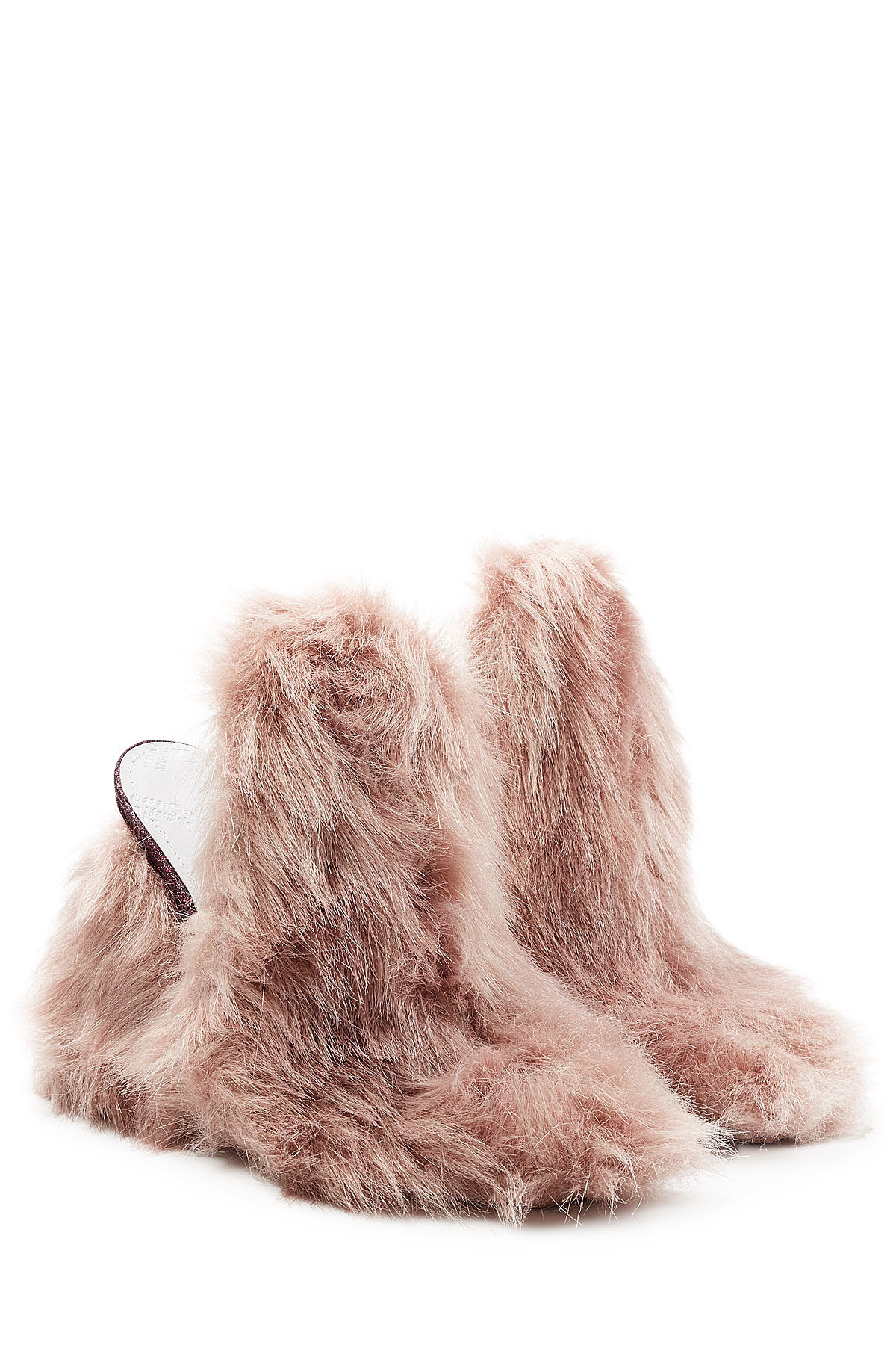 Faux Fur Wedges by Maison Margiela