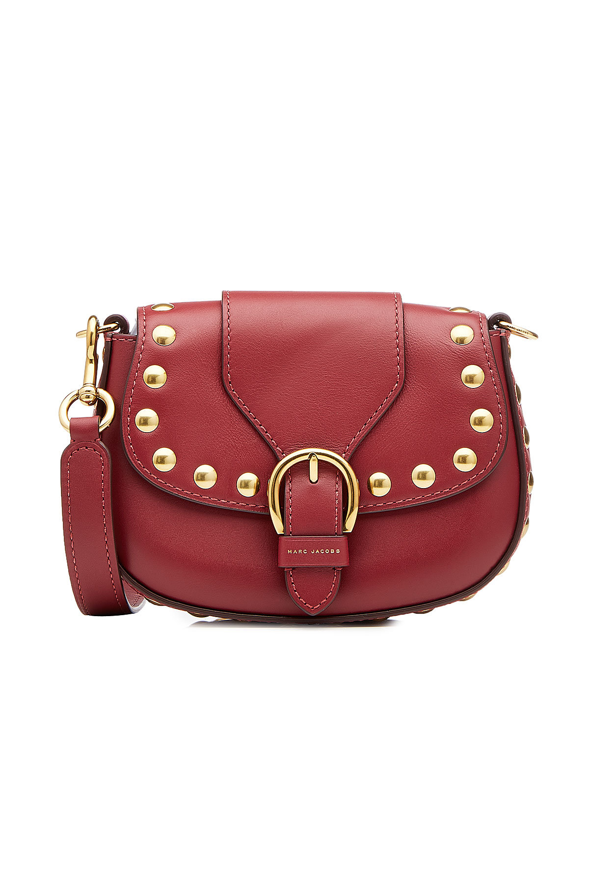 Marc Jacobs - Navigator Small Embellished Leather Shoulder Bag