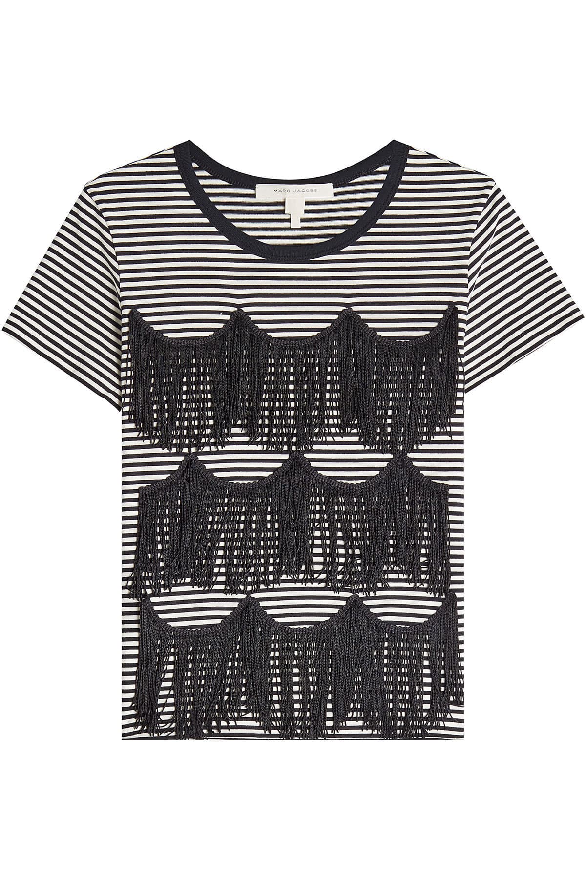 Striped Fringe Tee by Marc Jacobs