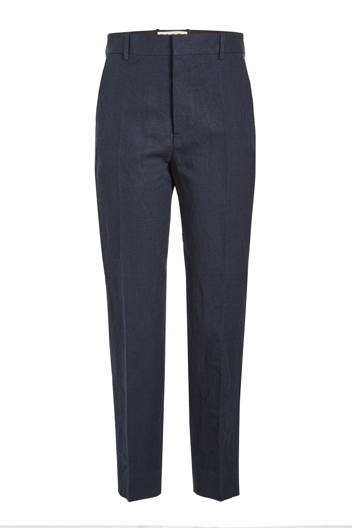 Cropped Linen Pants with Cotton by Marni
