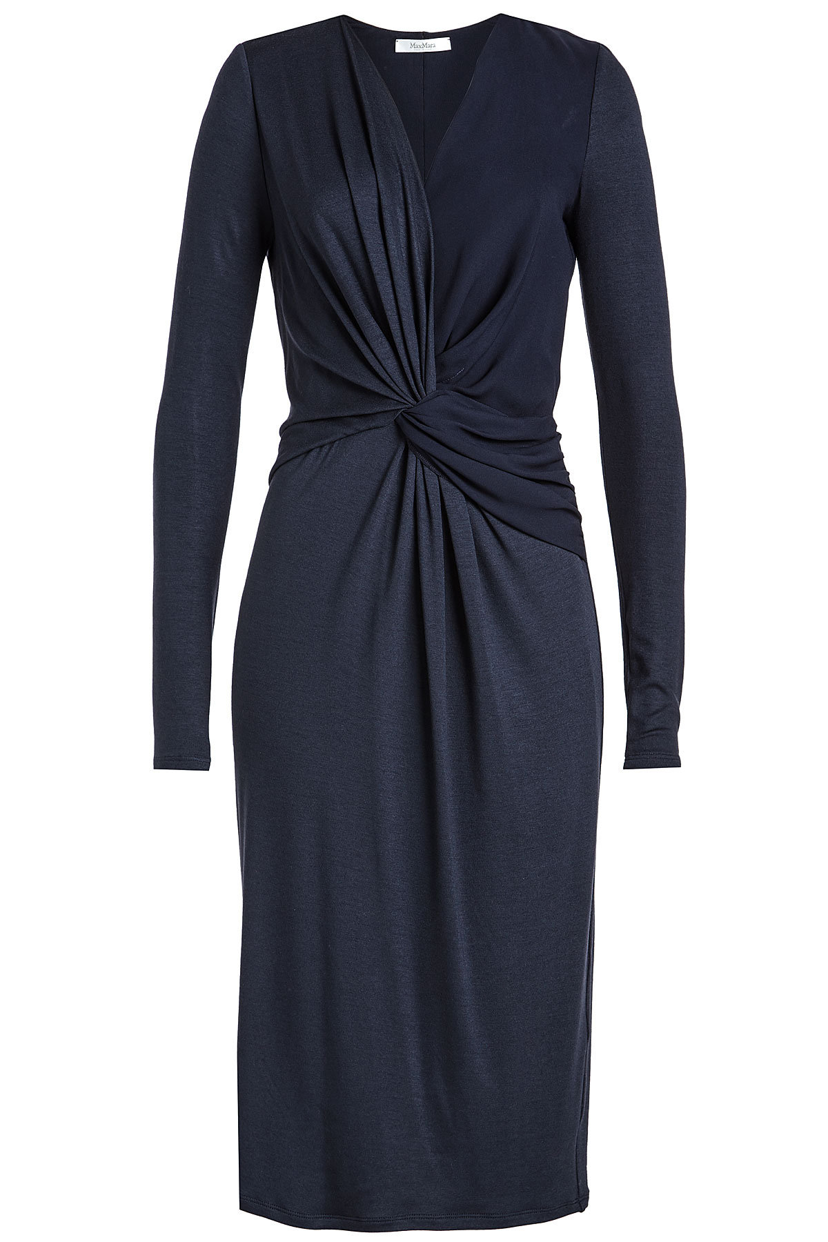 Max Mara - Knot Front Knit Dress with Wool
