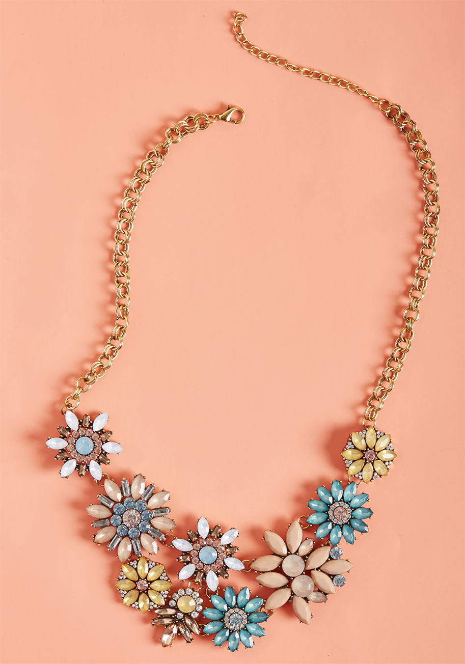 Built-In Brilliance Statement Necklace by ModCloth