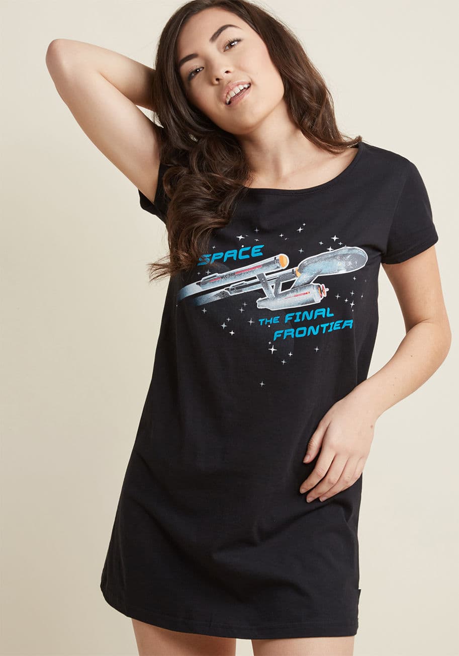 Dream Me Up, Scotty Cotton Nightgown by ModCloth