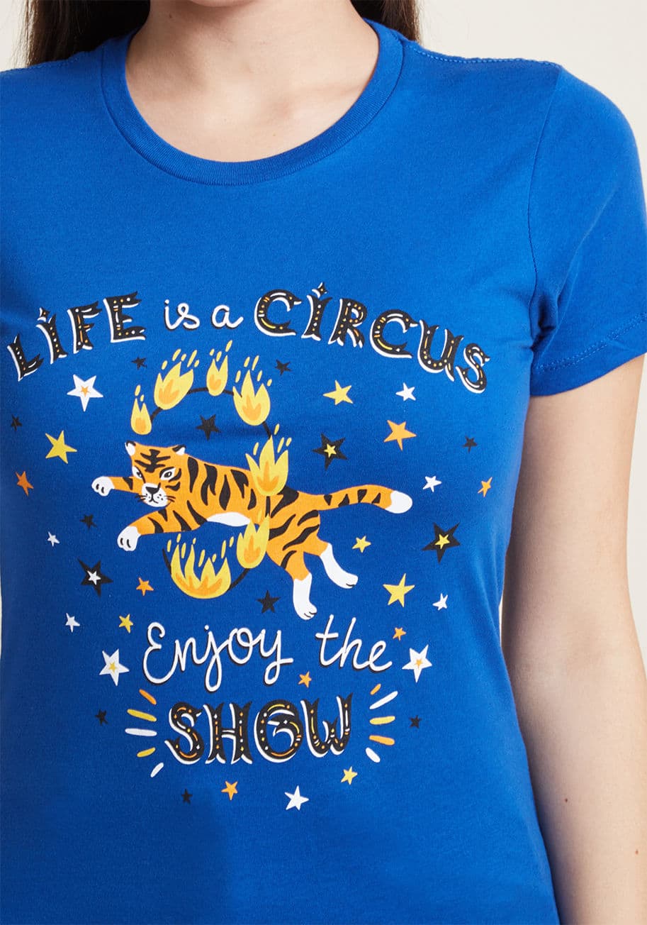 Life Is a Circus Graphic Tee by ModCloth