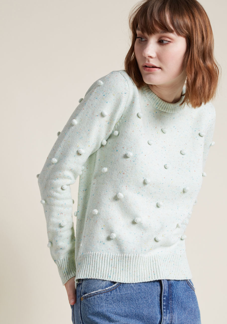 ModCloth - Pom-Pom Knit Sweater