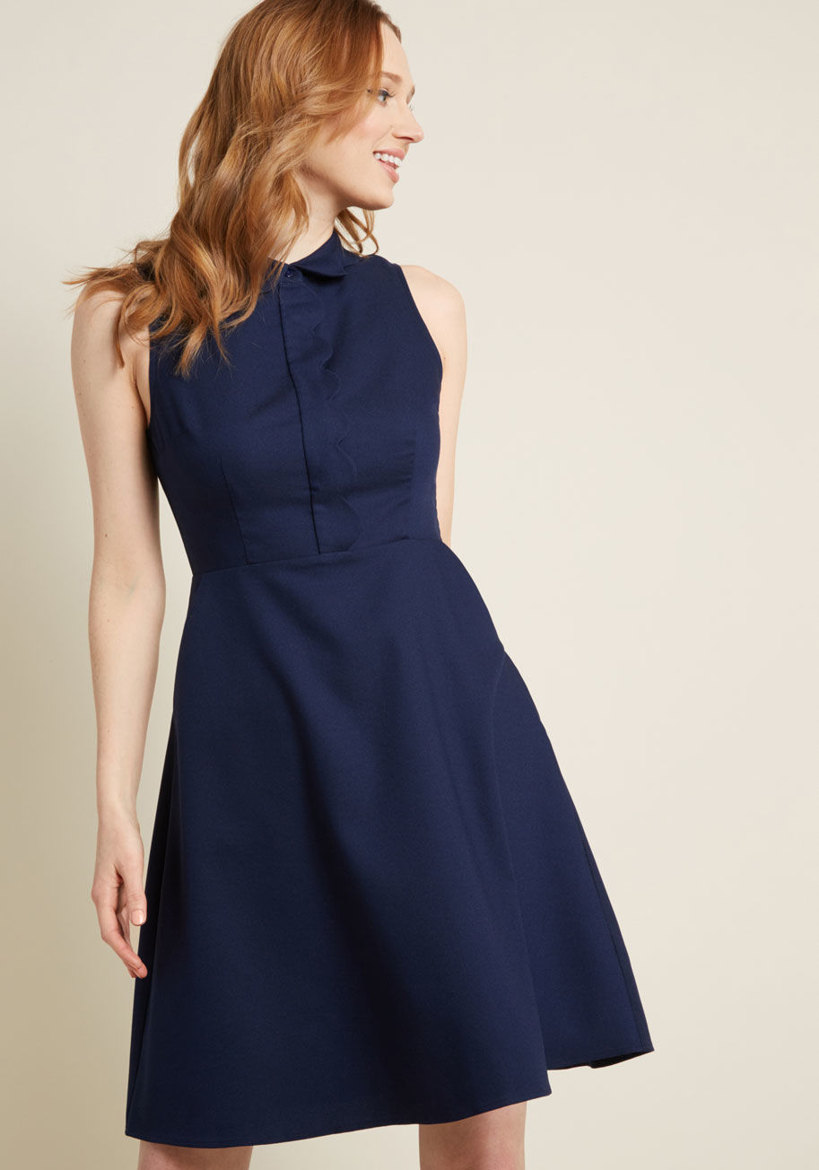 Rooftop Grooves A-Line Dress by ModCloth