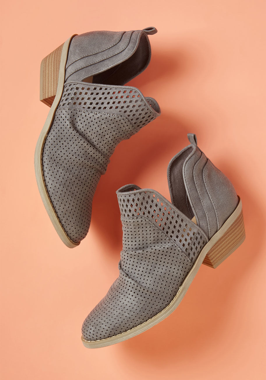 Sass Comes Standard Cutout Bootie by ModCloth