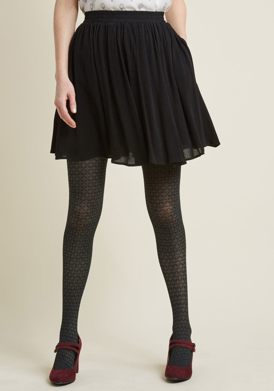 Swingy Mini Skirt with Pockets by ModCloth
