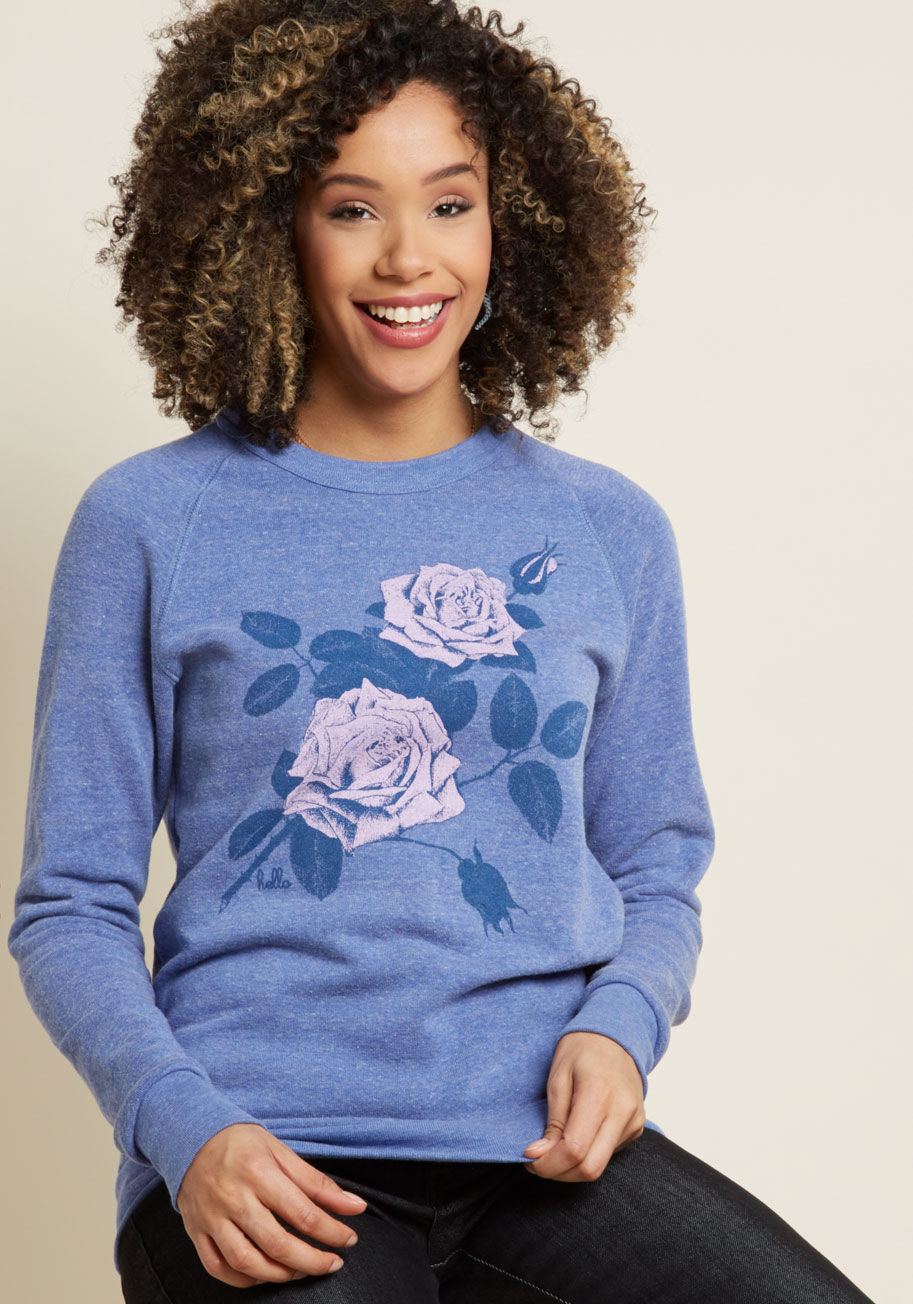 Tranquil Hangout Graphic Sweatshirt by ModCloth