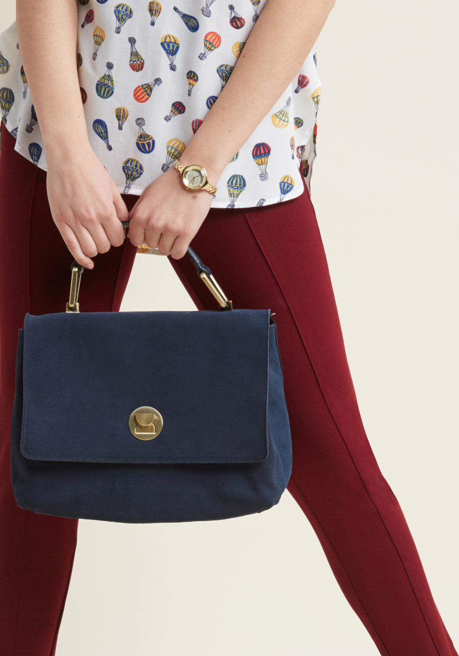 ModCloth - Uptown Accessorizing Suede Bag