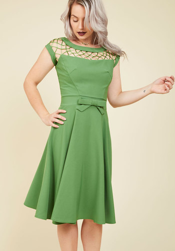 ModCloth - With Only a Wink A-Line Dress