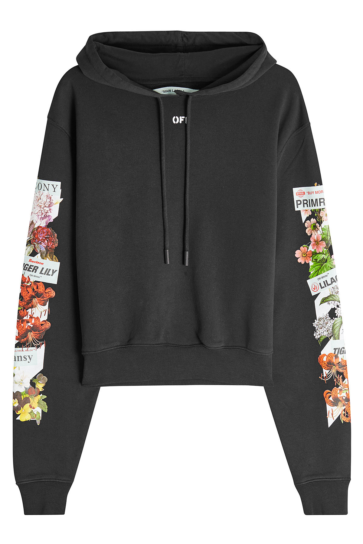 Off-White - Flower Shop Printed Cotton Hoody