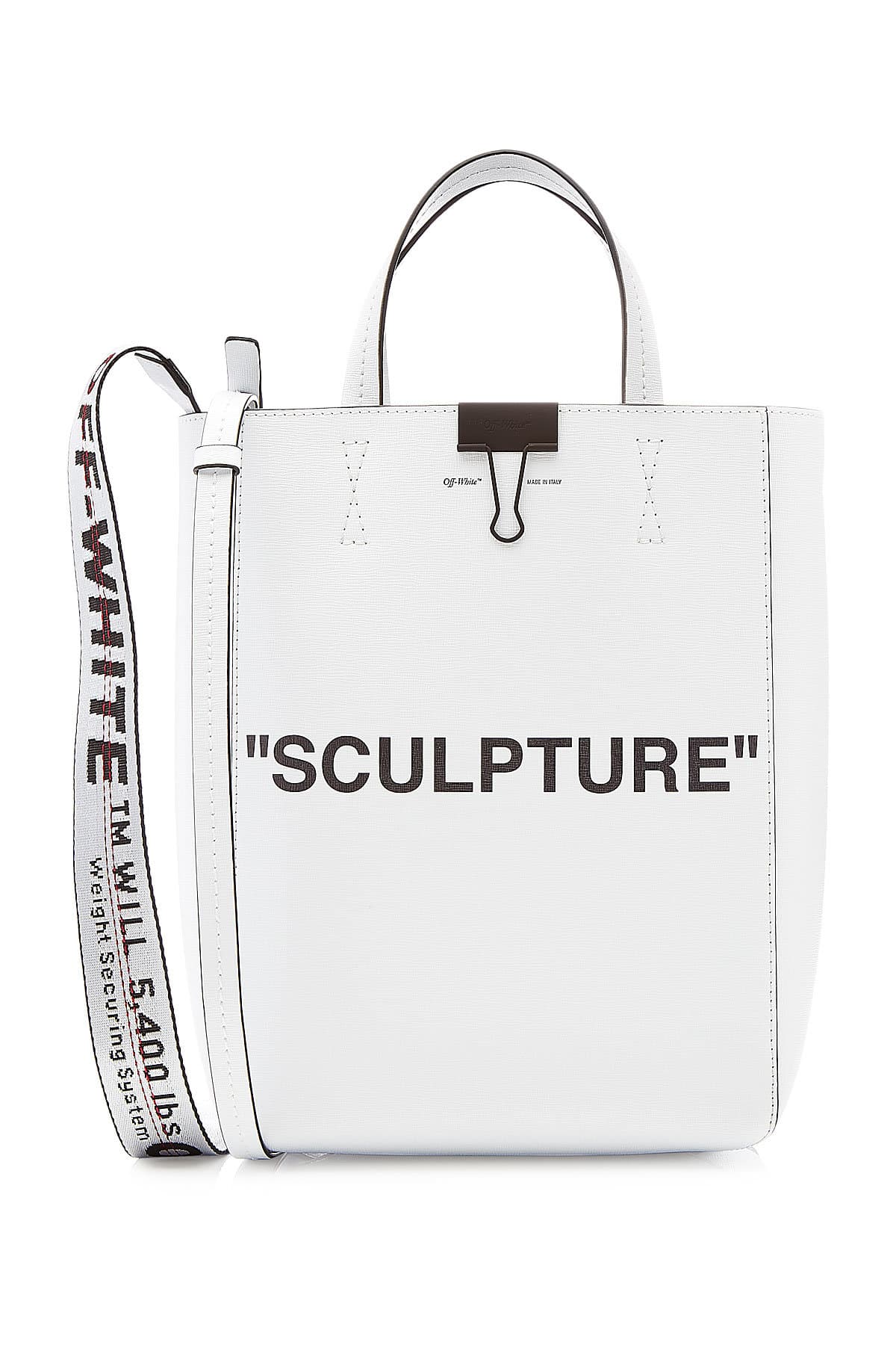 Off-White - Medium Sculpture Leather Tote