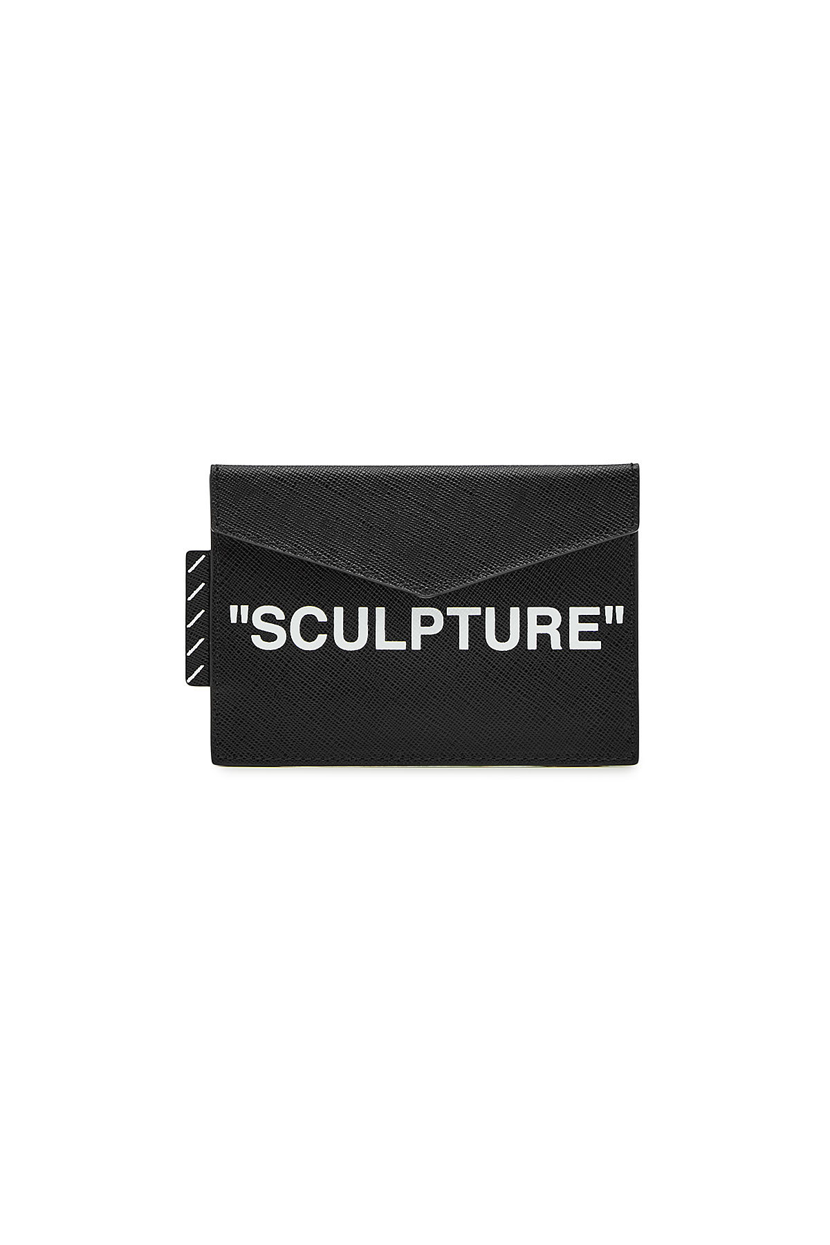 Off-White - Sculpture Snapped Leather Pouch