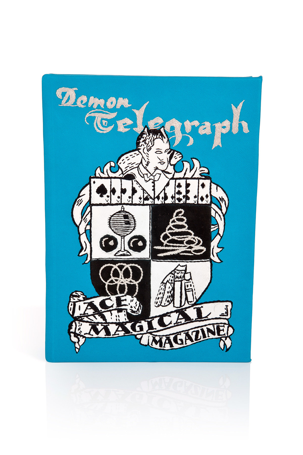 Olympia Le-Tan - Handcrafted Demon Telegraph Clutch