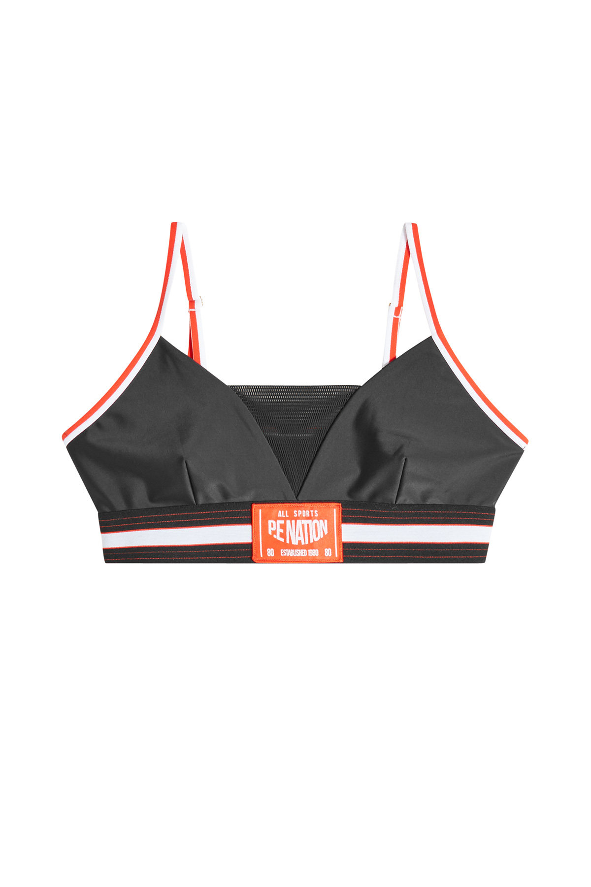 P.E. Nation - Left Hook Cropped Top Sports Bra