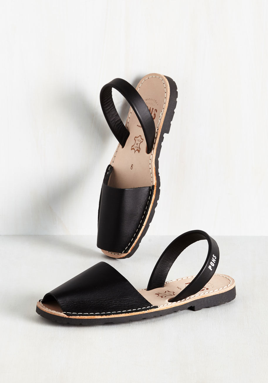 Force to Be Beckoned With Leather Sandal by Pons Avarcas
