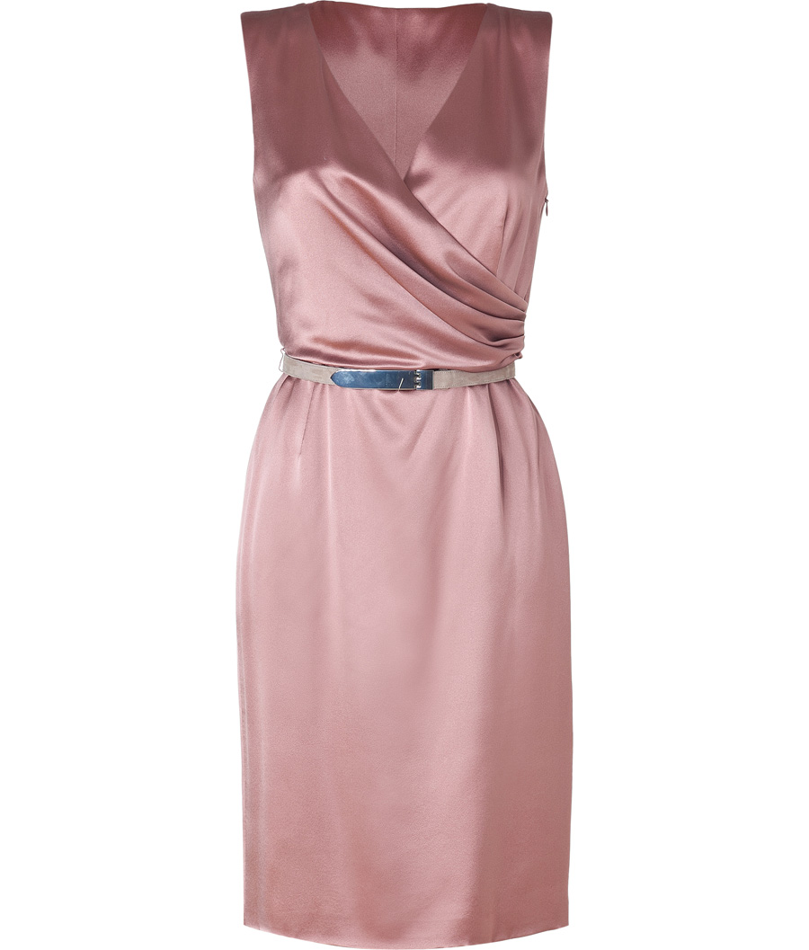pink dusty satin silk edwina dress by ralph black canary rook pink dusty satin silk edwina dress by ralph black canary rook