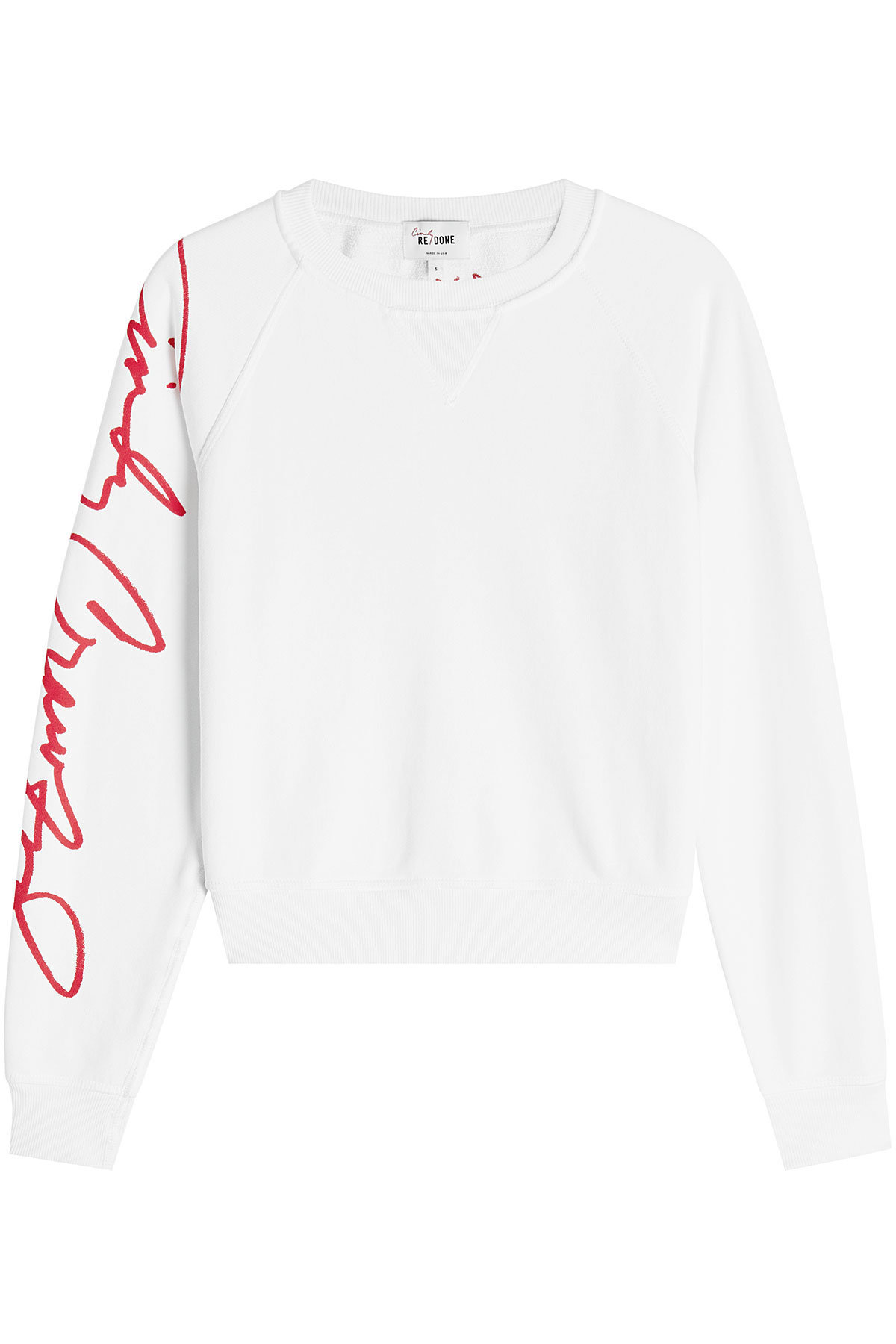 Cindy Crawford Cotton Sweat Top by RE/DONE