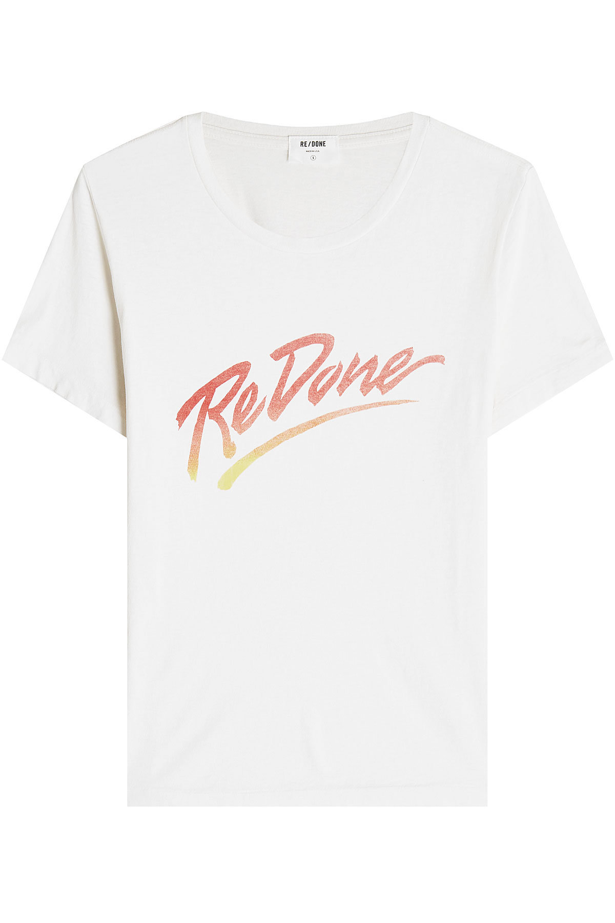 The Classic Tee Printed Cotton T-Shirt by RE/DONE