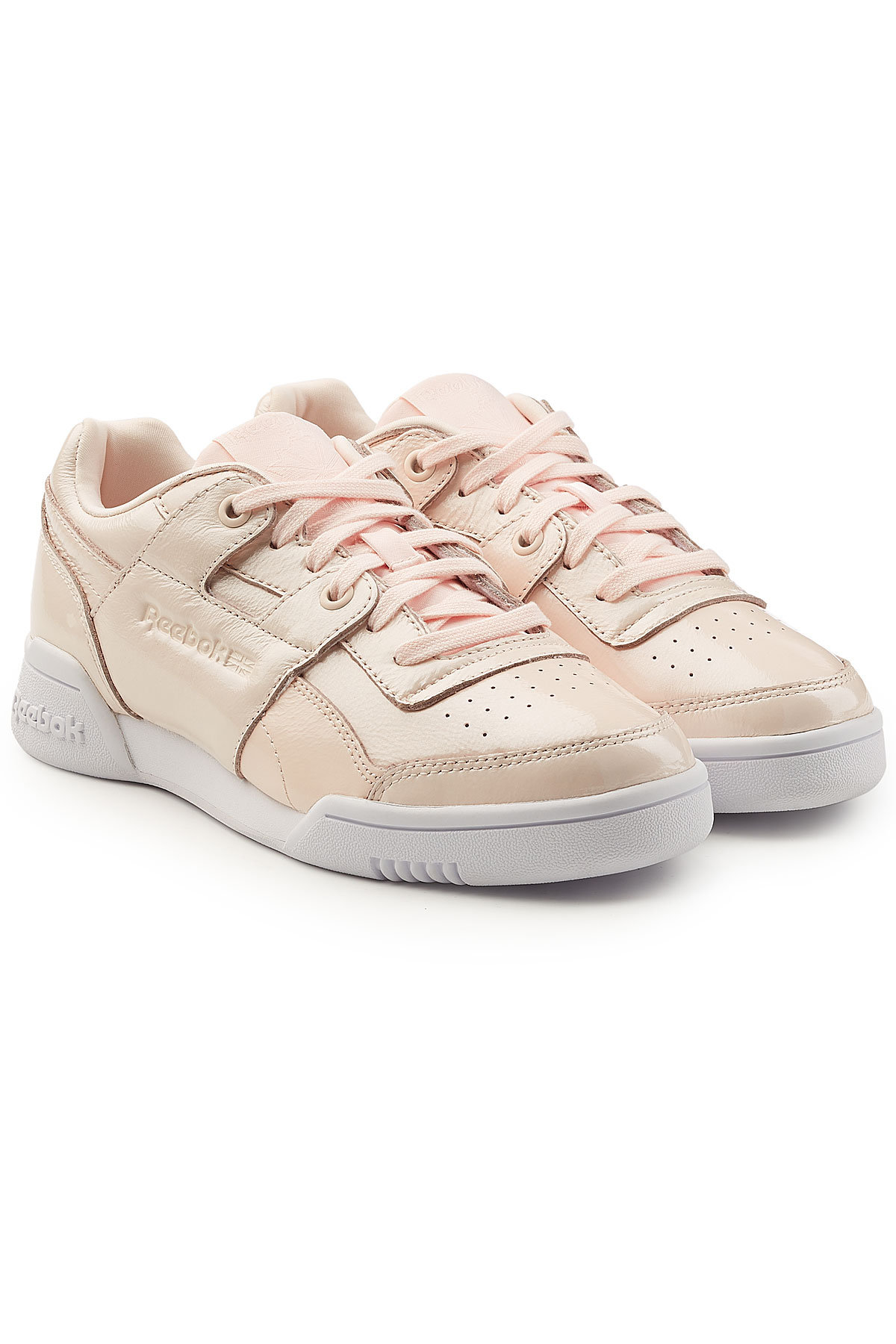 Workout Plus Patent Leather Sneakers by Reebok