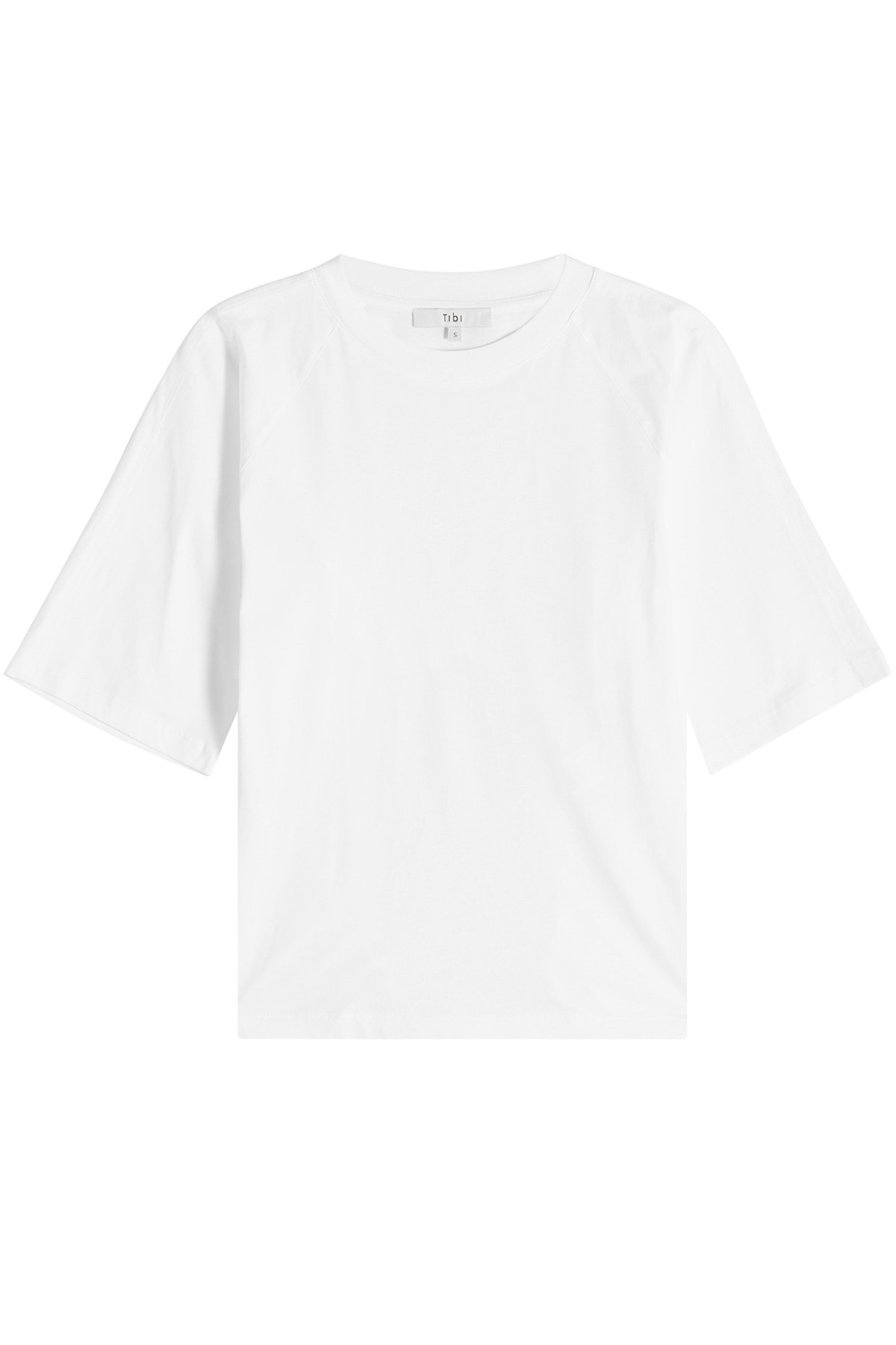 Cotton T-Shirt with Cut-Out by Tibi