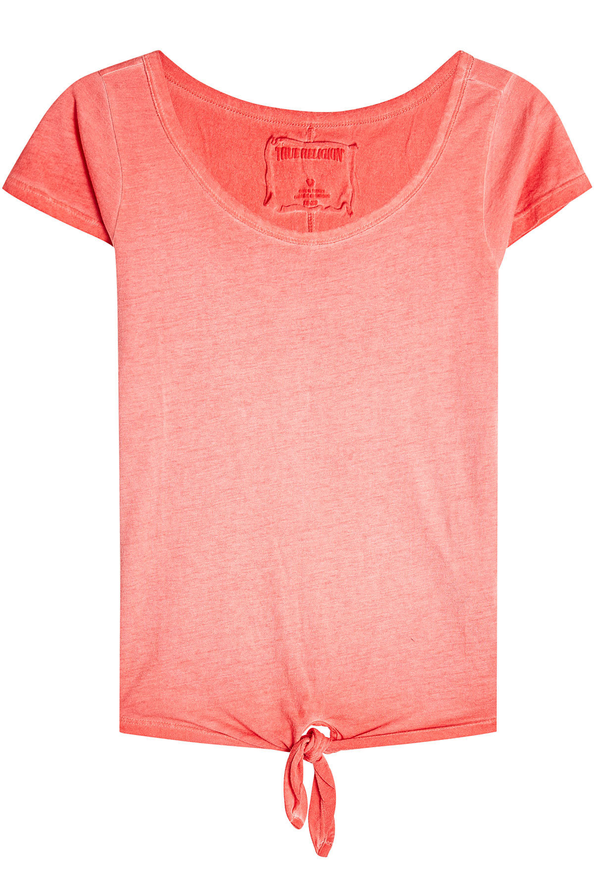 Tie-Front T-Shirt with Cotton by True Religion