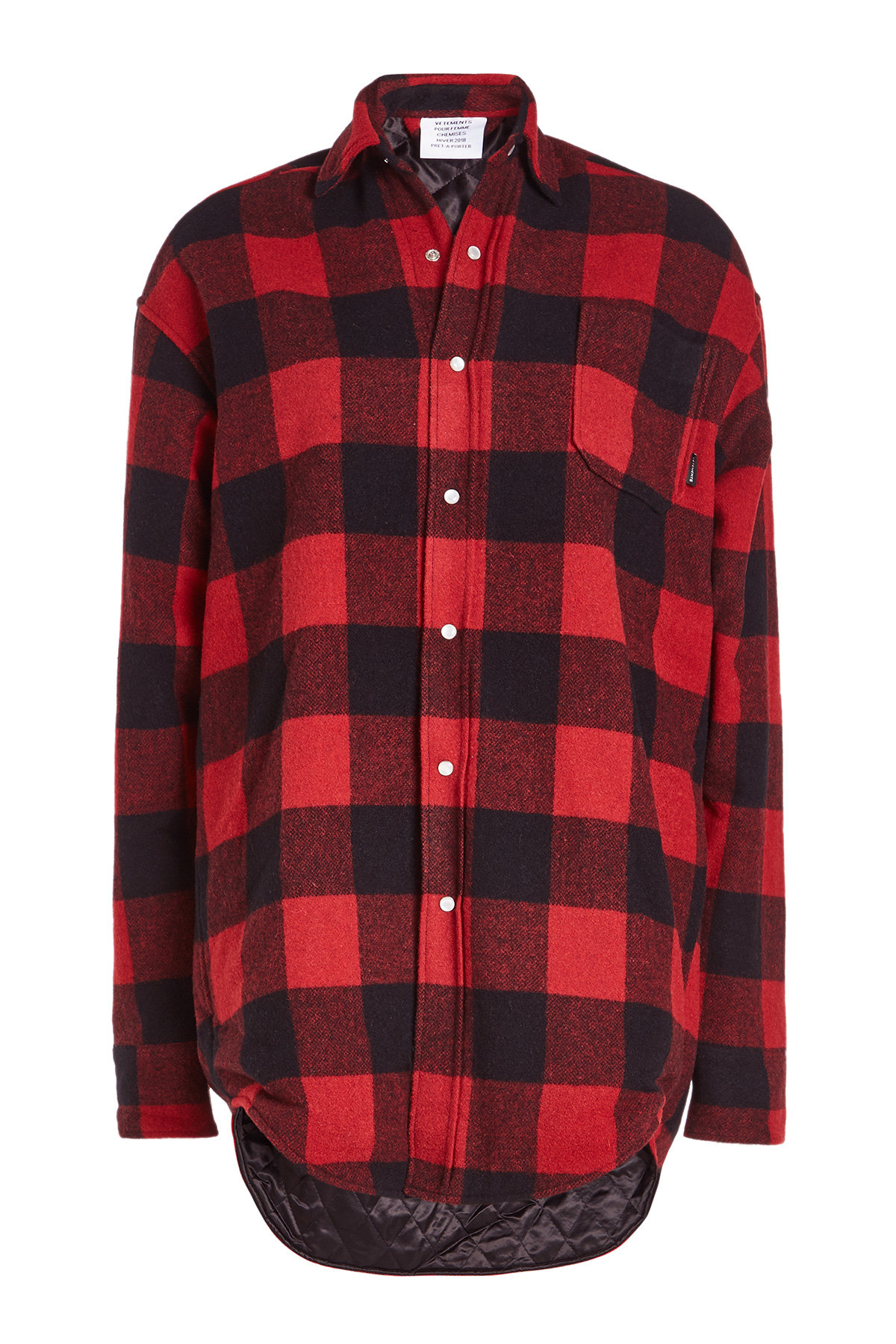 Shirt with Wool and Alpaca by Vetements