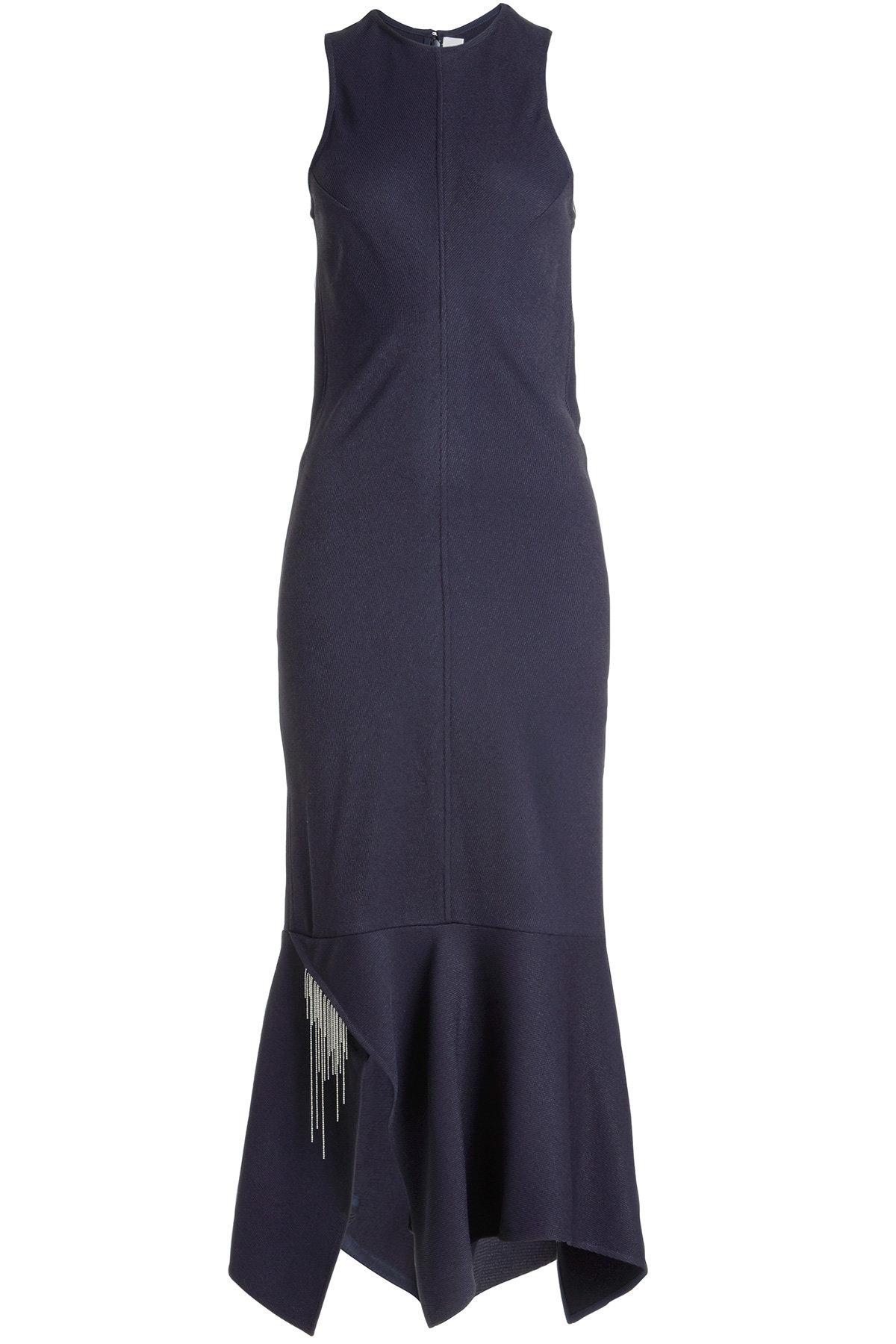 Victoria Beckham - Asymmetric Dress with Chain Embellishment
