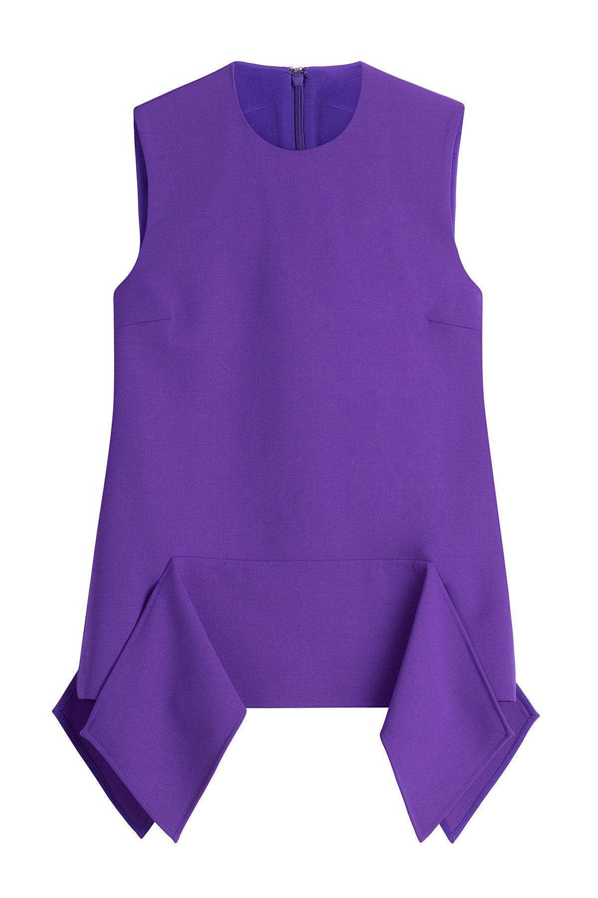 Wool Sleeveless Draped Top by Victoria Victoria Beckham