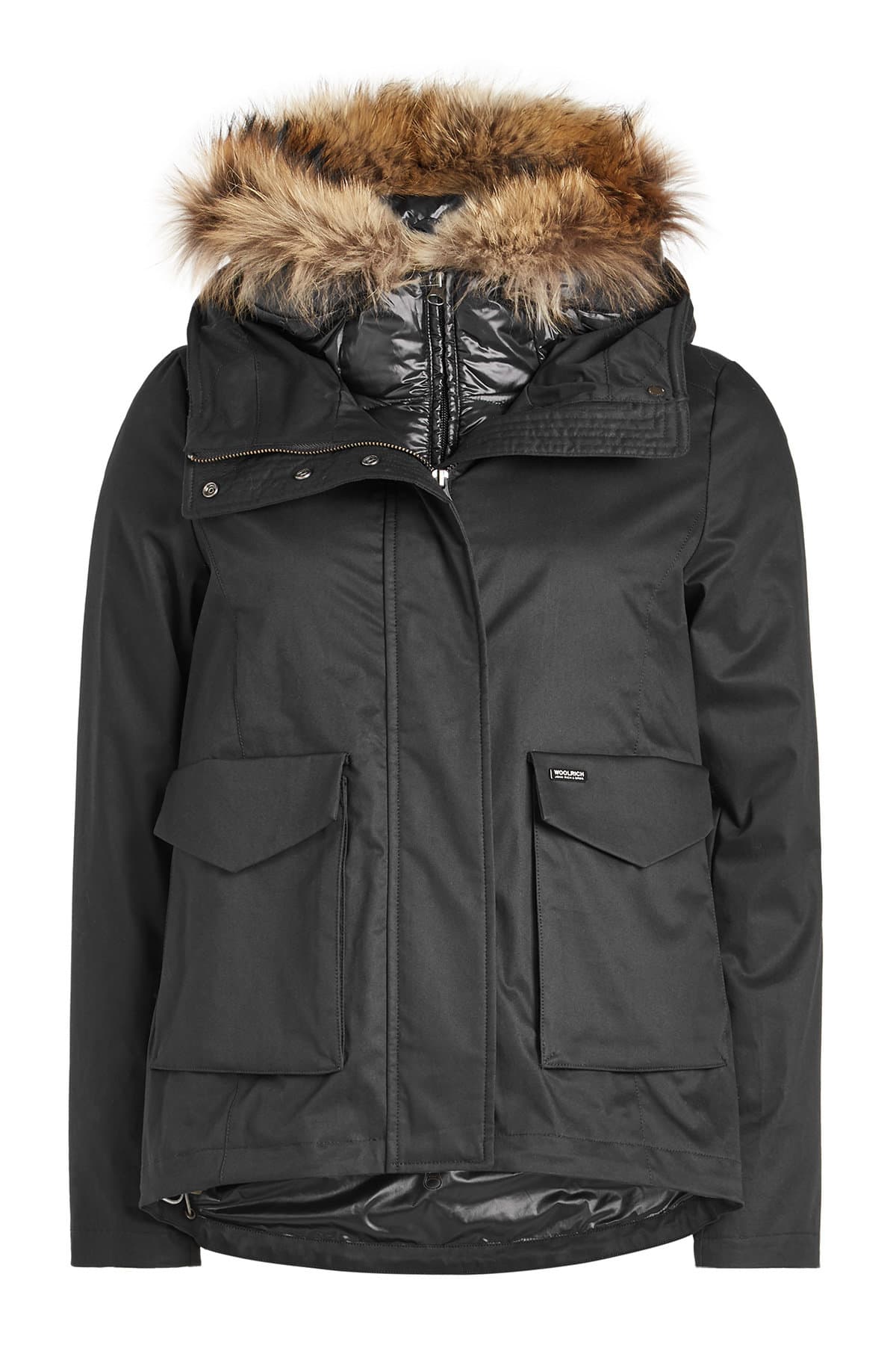 Woolrich - 3 in 1 Military Down Jacket with Fur-Trimmed Hood