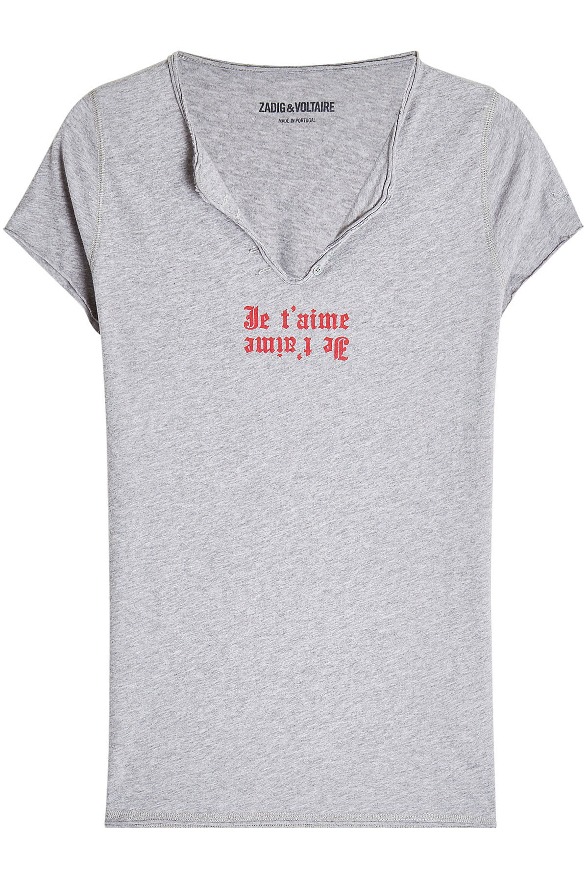 Je t'aime Cotton T-Shirt by Zadig & Voltaire