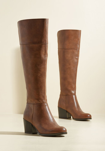 Good News and Bold News Boot in Brown by Madden Girl